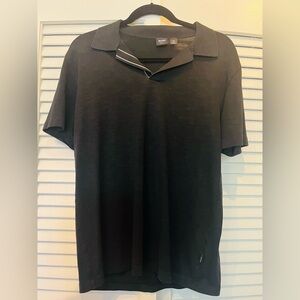 BOSS. Men’s Charcoal Slim Fit Polo Shirt.